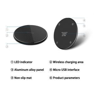 15W Fast Wireless Charger Pad - FrozenBit