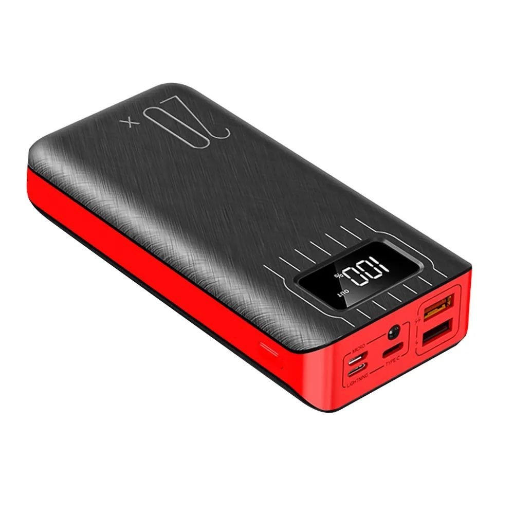 20000mAh External Battery Power Bank Dual USB With LED Flashlight - FrozenBit