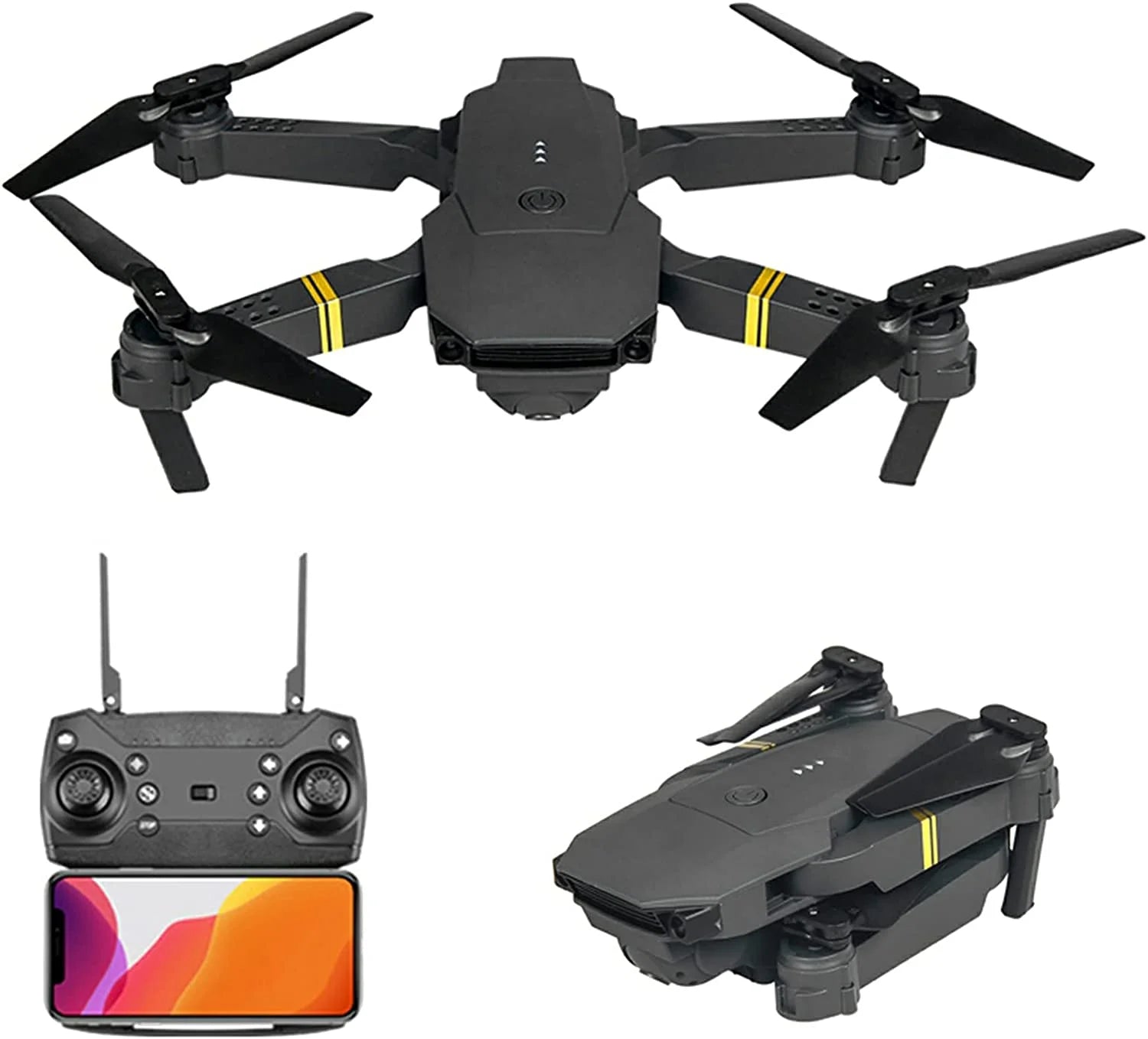 4K HD Dual Camera RC FPV WiFi Portable Wide Angle Foldable Quadcopter Drone - FrozenBit