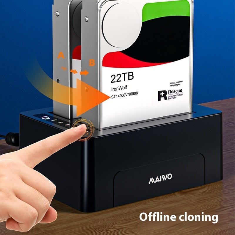 Hard Disk Dock Dual - disk 2535 - inch SATA Serial Hard Disk Copier - FrozenBit