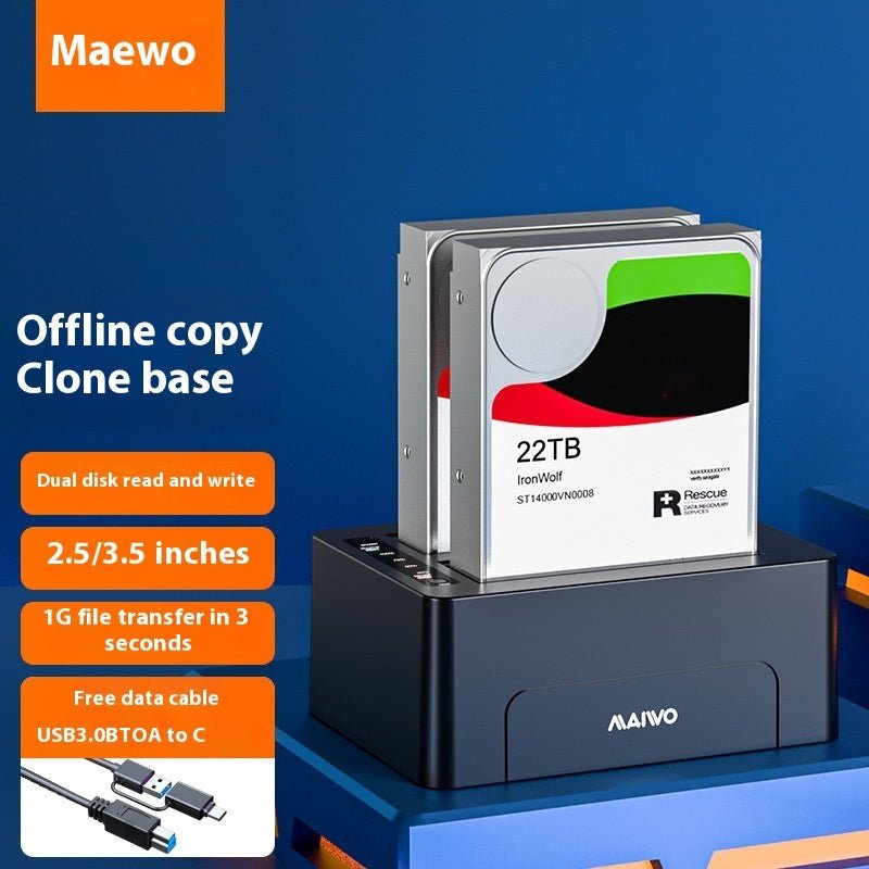 Hard Disk Dock Dual - disk 2535 - inch SATA Serial Hard Disk Copier - FrozenBit