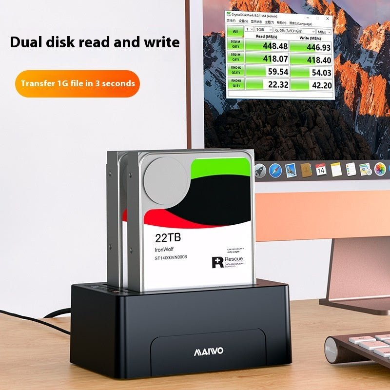 Hard Disk Dock Dual - disk 2535 - inch SATA Serial Hard Disk Copier - FrozenBit