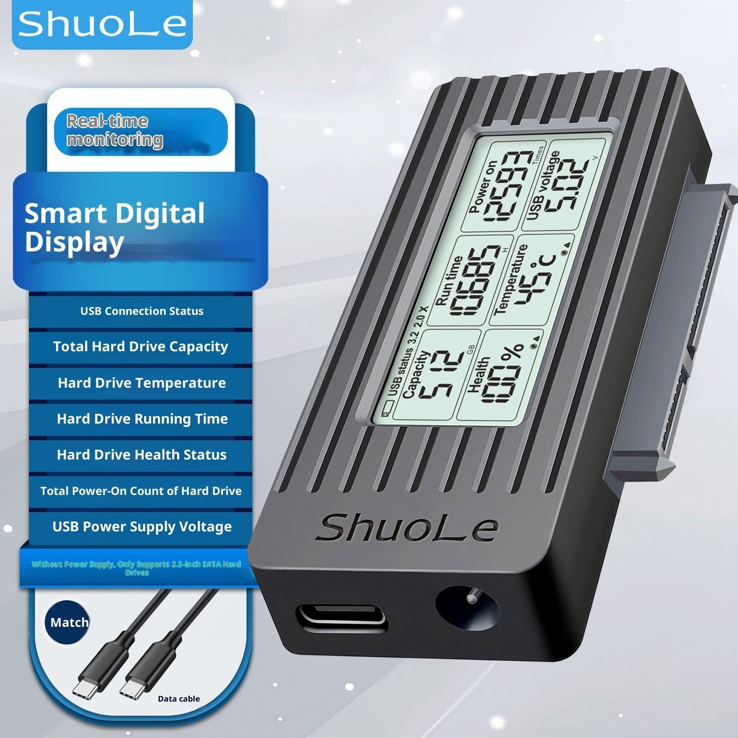 USB 3.2 Solid State Converter Cable Connector For Hard Disk - FrozenBit