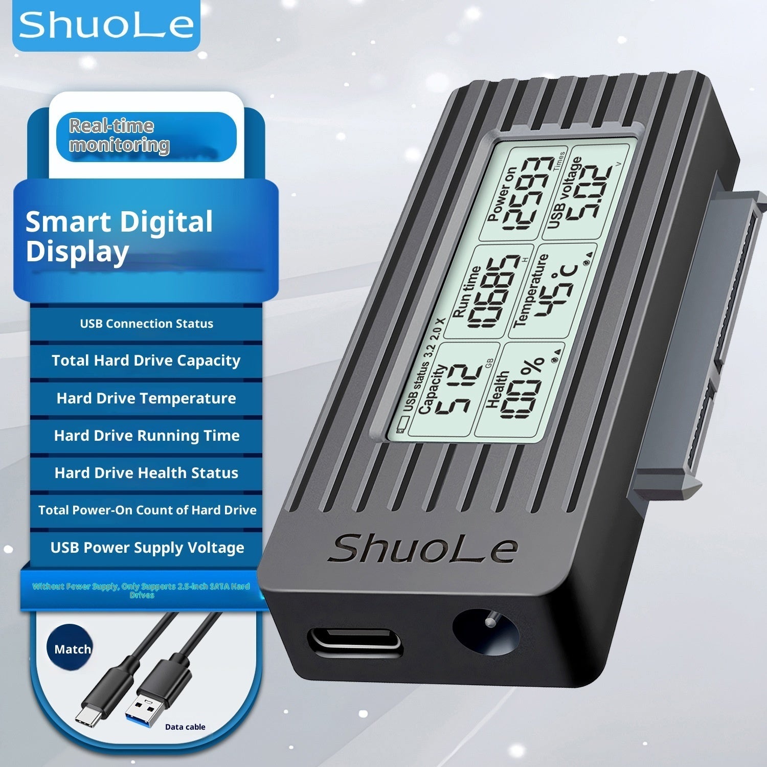 USB 3.2 Solid State Converter Cable Connector For Hard Disk - FrozenBit