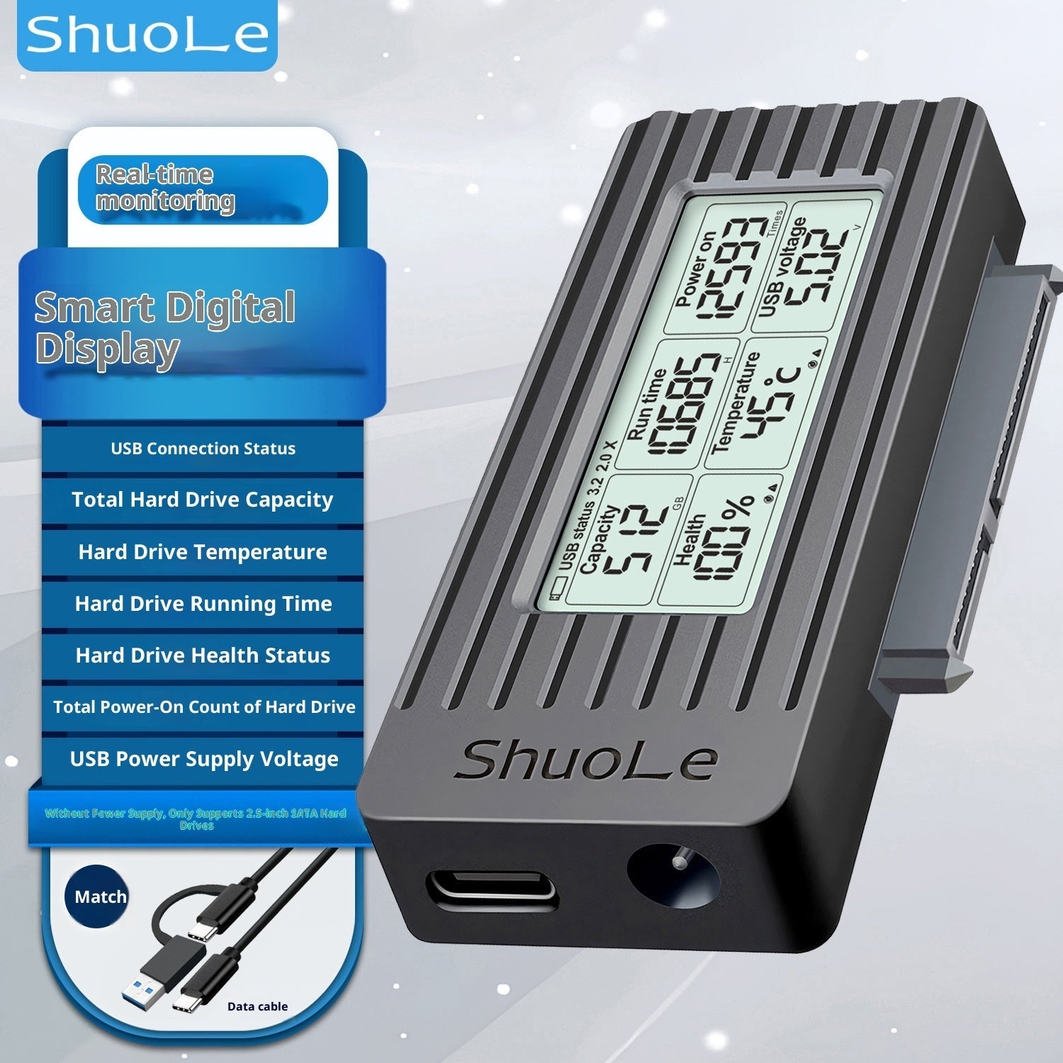 USB 3.2 Solid State Converter Cable Connector For Hard Disk - FrozenBit